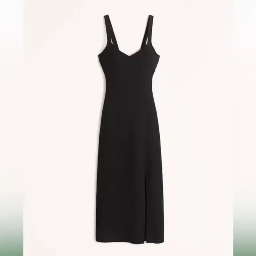 Abercrombie Corset Midi Sweater Dress Size L
